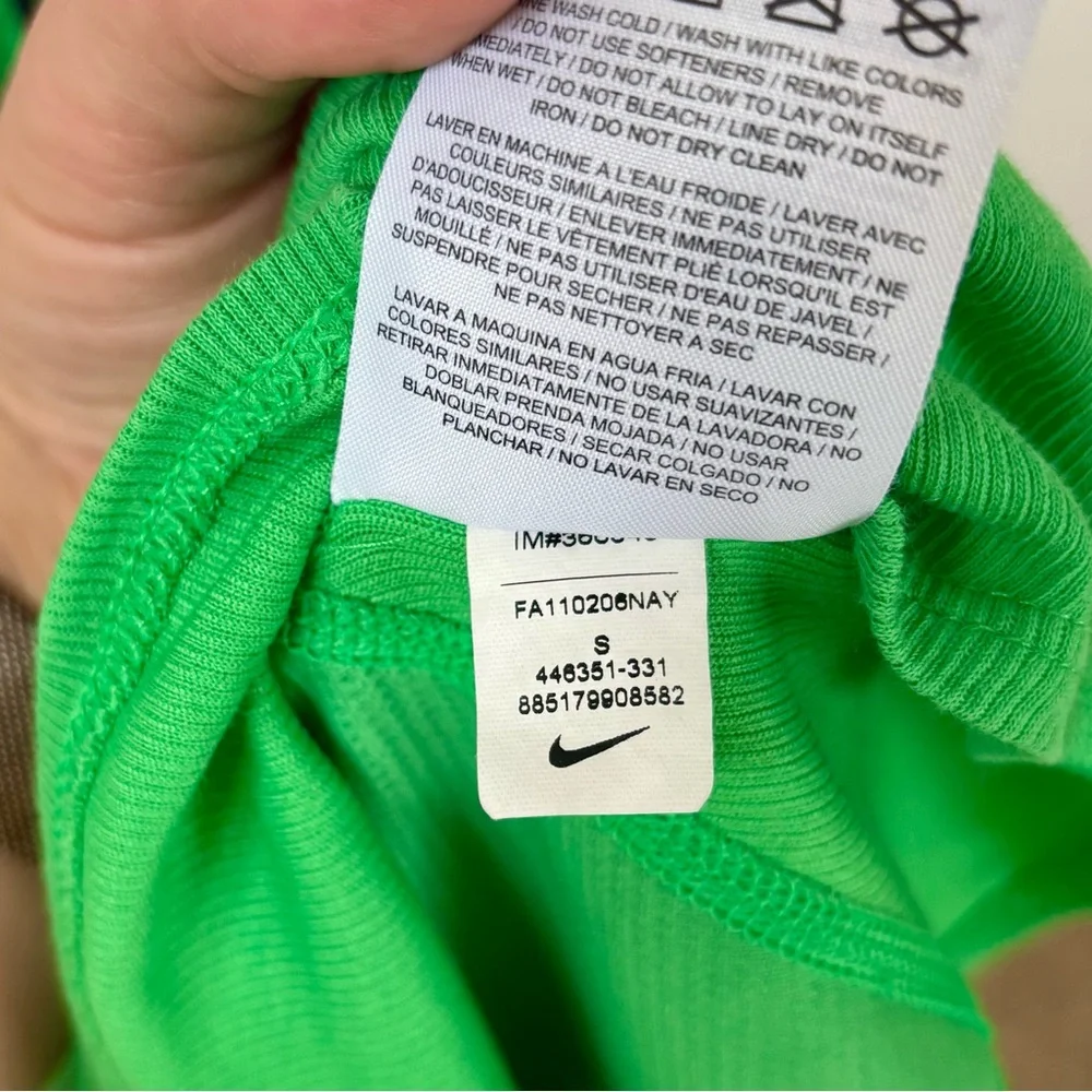 Green Nike Athletic Tank Top, small